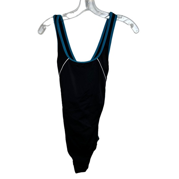 Lands End One Piece Swimsuit Criss Cross Back 10 - Picture 2 of 8